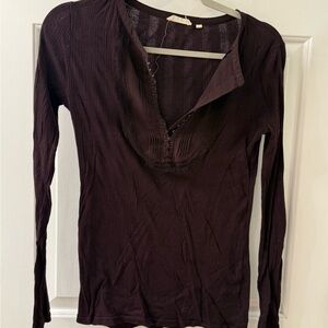 Martin & OSA Long Sleeve Top - Deep purple